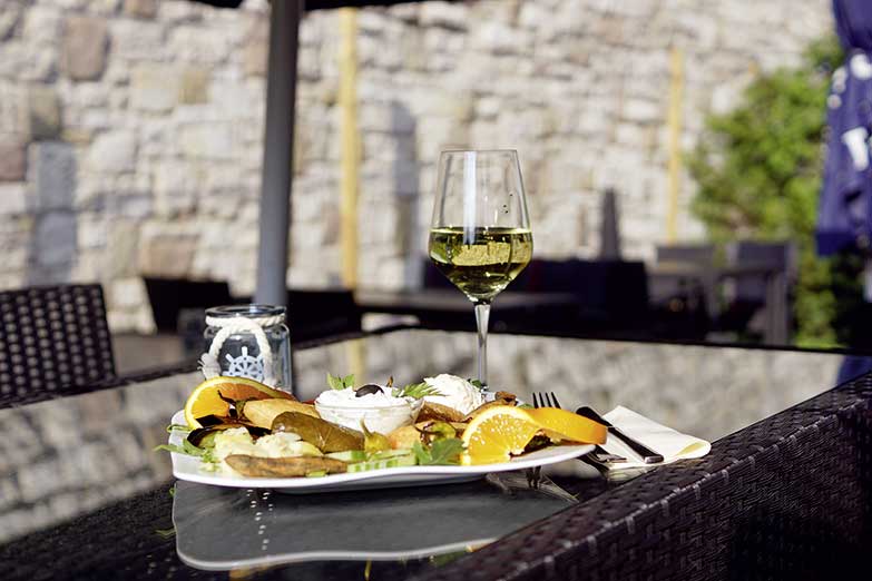 Biergarten / Terasse vom Elliniko - Griechisches Restaurant Braunschweig